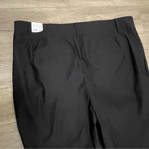 Lane Bryant Tighter Tummy High-Rise Straight 4-Season Pant Black NWT Sz 28 - Picture 8 of 8
